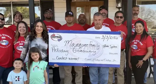 Gifting the Marquez Family a new HVAC