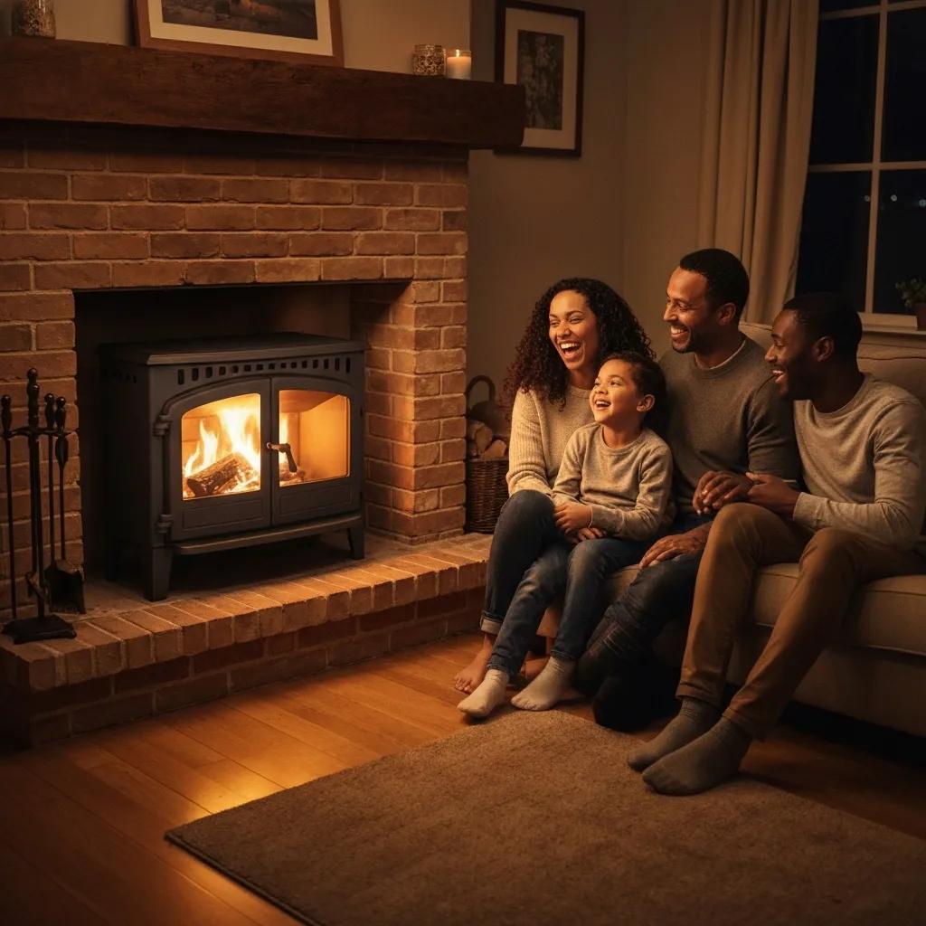 Warm, comfortable home interior with a modern furnace — reliable heating you can count on